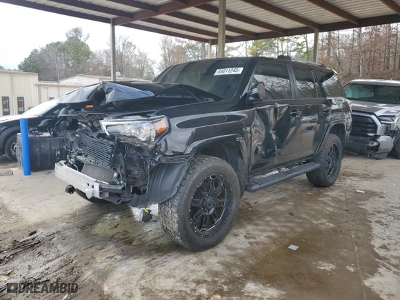 2019 Toyota 4Runner SR5 with VIN JTEZU5JR5K5209533, listed as a Copart auction lot 44011245 with 61,087 mi miles and Salvage Title. Bid and sale history available at carsss.com. Image 1.