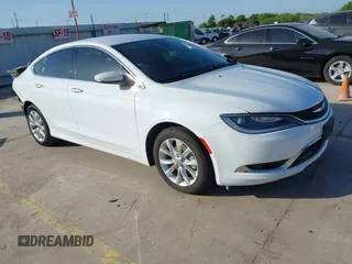 2015 Chrysler 200 C with VIN 1C3CCCCB0FN525031, listed as a IAAI auction lot 41998163 with 85,197 mi miles and . Bid and sale history available at DreamBid. Image 1.