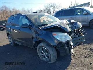 2015 Chevrolet Equinox LT with VIN 1GNALBEK2FZ135588, listed as a IAAI auction lot 41883968 with 167,023 mi miles. Bid and sale history available at carsss.com. Image 1.