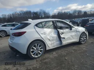 2014 Mazda 3 S Touring with VIN JM1BM1L33E1133538, listed as a Copart auction lot 89395995 with 114,435 mi miles and Salvage Title. Bid and sale history available at DreamBid. Image 3.
