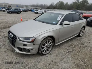 2014 Audi A4 Premium Plus with VIN WAUFFAFLXEN007111, listed as a Copart auction lot 44054545 with 184,055 mi miles and Salvage Title. Bid and sale history available at carsss.com. Image 1.