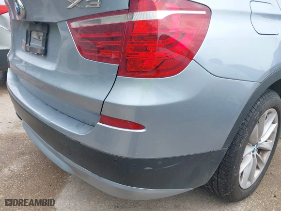 2013 BMW X3 xDrive28i with VIN 5UXWX9C51D0A21335, listed as a IAAI auction lot 41949974 with 98,357 mi miles. Bid and sale history available at carsss.com. Image 6.