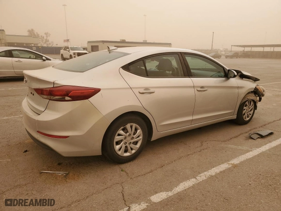 2017 Hyundai Elantra SE with VIN 5NPD74LF2HH096779, listed as a Copart auction lot 49839685 with 127,777 mi miles and Salvage Title. Bid and sale history available at carsss.com. Image 3.
