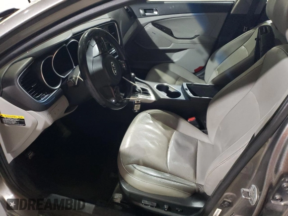 2015 Kia Optima EX with VIN 5XXGN4A71FG440867, listed as a Copart auction lot 50551655 with 180,360 mi miles and Salvage title. Bid and sale history available at DreamBid. Image 7.