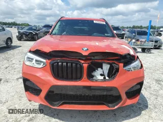 2021 BMW X3 M with VIN 5YMTS0C07M9G81496, listed as a Copart auction lot 63550525 with 53,112 mi miles and Salvage title. Bid and sale history available at DreamBid. Image 5.