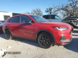 2023 Honda HR-V Sport with VIN 3CZRZ1H56PM720634, listed as a Copart auction lot 82148494 with 55,906 mi miles and Salvage Title. Bid and sale history available at carsss.com. Image 4.
