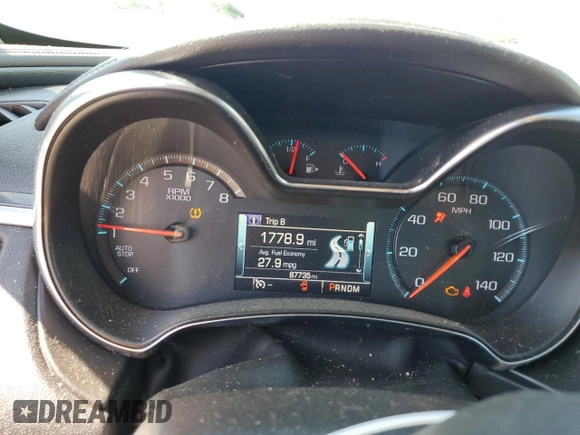 2016 Chevrolet Impala LS with VIN 2G11X5SA4G9175749, listed as a Copart auction lot 57948065 with 87,735 mi miles and Clean title. Bid and sale history available at DreamBid. Image 9.