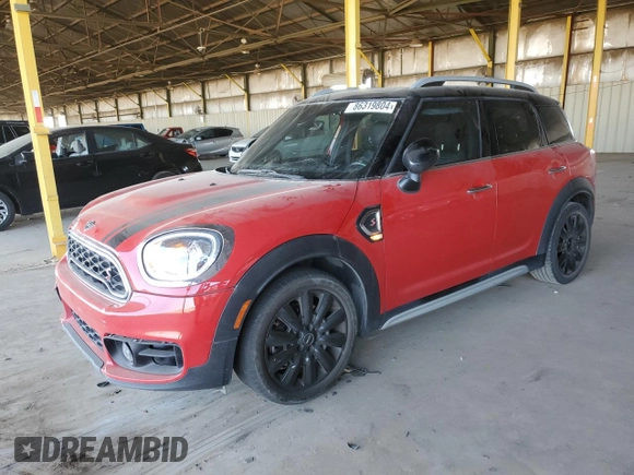 2020 MINI Countryman Cooper S z VIN WMZYW7C07L3L97103, wystawiony jako Copart lot #86319804 z przebiegiem 77 202 mil mil oraz Szkoda całkowita • Salvage title. Historia ofert i sprzedaży dostępna na DreamBid. Obrazek 1.
