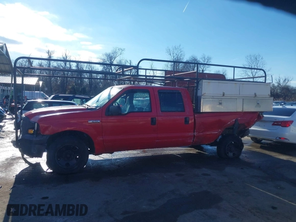2005 Ford Super Duty F-250 XL with VIN 1FTSW20575EB69845, listed as a IAAI auction lot 41346591 with 1 mi miles. Bid and sale history available at carsss.com. Image 13.