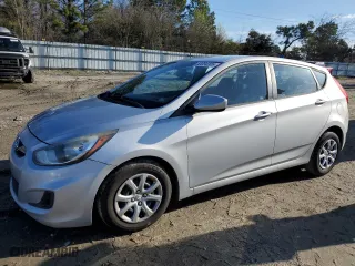 2014 Hyundai Accent GS with VIN KMHCT5AE0EU146907, listed as a Copart auction lot 50034305 with 116,477 mi miles and Salvage Title. Bid and sale history available at carsss.com. Image 1.