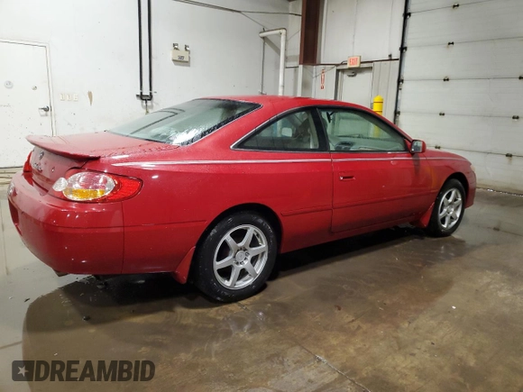 2003 Toyota Solara SE with VIN 2T1CE22P43C025496, listed as a Copart auction lot 89157825 with 104,722 mi miles and Salvage Title. Bid and sale history available at carsss.com. Image 3.