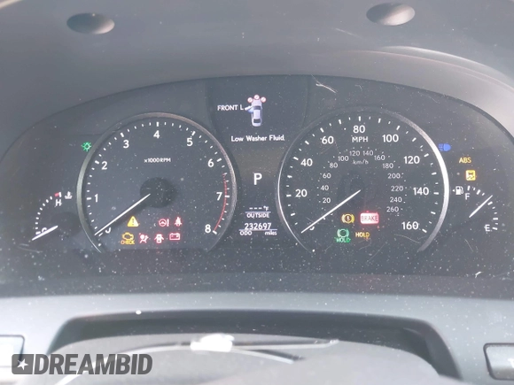2013 Lexus LS 460 with VIN JTHBL5EF5D5124038, listed as a IAAI auction lot 40197929 with 232,697 mi miles and . Bid and sale history available at DreamBid. Image 7.