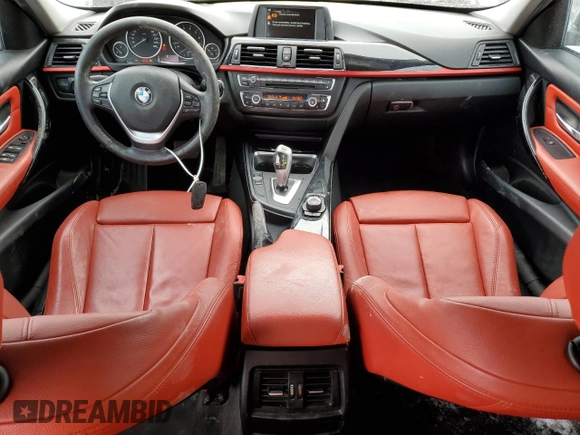 2015 BMW 3 Series 320i xDrive with VIN WBA3C3C54FP663971, listed as a Copart auction lot 45174765 with 158,500 mi miles and Salvage Title. Bid and sale history available at carsss.com. Image 8.