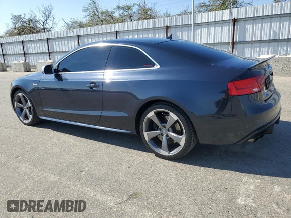 2013 Audi S5 Premium Plus z VIN WAUCGAFR9DA043933, wystawiony jako Copart lot #47098075 z przebiegiem 96 069 mil mil oraz Tytuł czysty. Historia ofert i sprzedaży dostępna na DreamBid. Obrazek 2.
