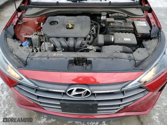 2019 Hyundai Elantra SE with VIN 5NPD74LF4KH494969, listed as a Copart auction lot 45189255 with 69,670 mi miles and Salvage Title. Bid and sale history available at carsss.com. Image 11.