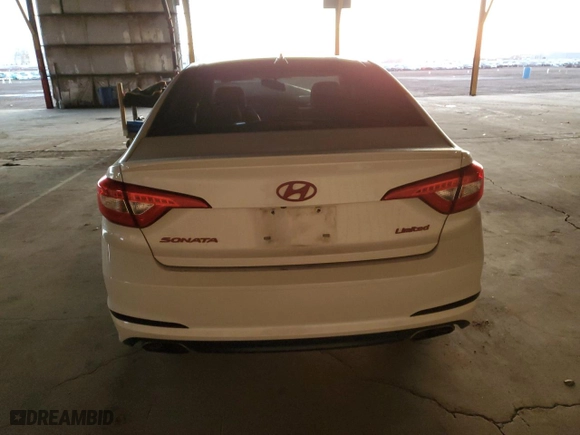 2015 Hyundai Sonata 2.4L Limited with VIN 5NPE34AFXFH178517, listed as a Copart auction lot 41923475 with 0 mi miles and Salvage Title. Bid and sale history available at carsss.com. Image 6.