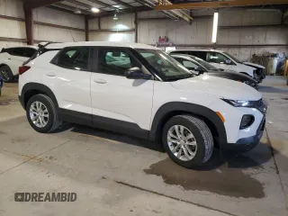2022 Chevrolet TrailBlazer LS with VIN KL79MMS28NB087270, listed as a Copart auction lot 53254505 with 49,575 mi miles and Salvage Title. Bid and sale history available at DreamBid. Image 4.