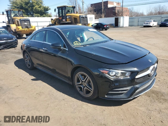 2021 Mercedes-Benz CLA with VIN W1K5J4HB4MN167234, listed as a Copart auction lot 47779605 with 32,620 mi miles and Salvage Title. Bid and sale history available at carsss.com. Image 4.