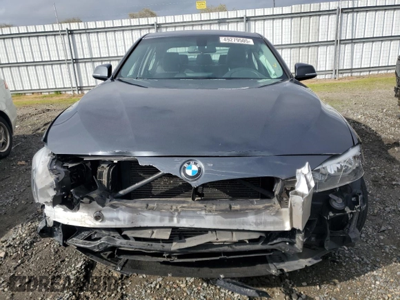 2014 BMW 3 Series 328i with VIN WBA3C1C50EK114784, listed as a Copart auction lot 49279505 with 128,652 mi miles and Salvage Title. Bid and sale history available at carsss.com. Image 5.