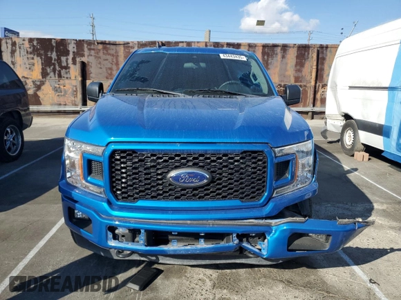 2020 Ford F-150 XL with VIN 1FTEW1EP6LKD24269, listed as a Copart auction lot 43443435 with 59,375 mi miles and Salvage Title. Bid and sale history available at carsss.com. Image 5.
