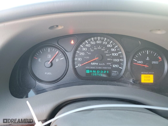 2003 Chevrolet Impala with VIN 2G1WF52E939452370, listed as a Copart auction lot 47131635 with 138,265 mi miles and Salvage Title. Bid and sale history available at carsss.com. Image 9.
