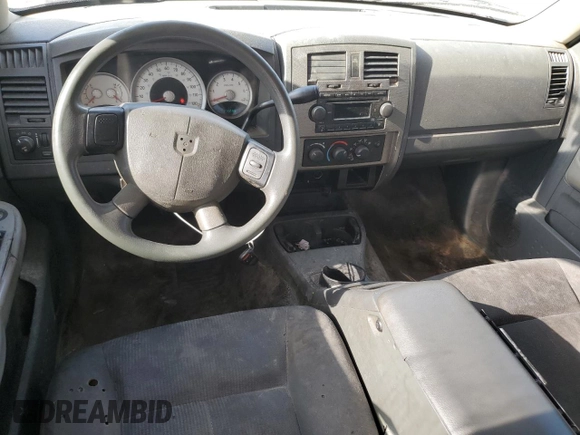 2006 Dodge Dakota SLT with VIN 1D7HE48N46S605282, listed as a Copart auction lot 52635085 with 275,039 mi miles and Salvage Title. Bid and sale history available at DreamBid. Image 8.