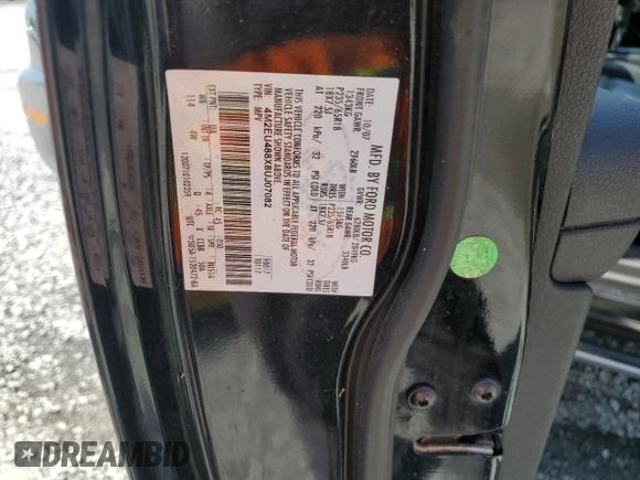2008 Mercury Mountaineer Premier z VIN 4M2EU488X8UJ07082, wystawiony jako Copart lot #57134635 z przebiegiem 177 599 mil mil oraz Szkody całkowita. Historia ofert i sprzedaży dostępna na DreamBid. Obrazek 13.