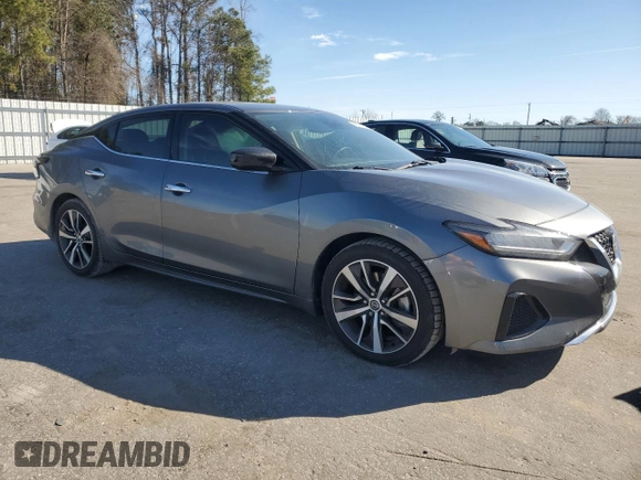2020 Nissan Maxima S with VIN 1N4AA6BV9LC384558, listed as a Copart auction lot 45651415 with 44,664 mi miles and Salvage title. Bid and sale history available at DreamBid. Image 4.