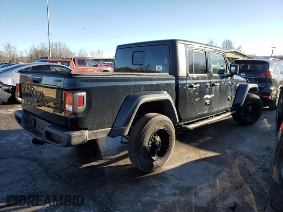 2022 Jeep Gladiator Willys with VIN 1C6HJTAG3NL117386, listed as a Copart auction lot 84271684 with 9,114 mi miles and Salvage title. Bid and sale history available at DreamBid. Image 3.