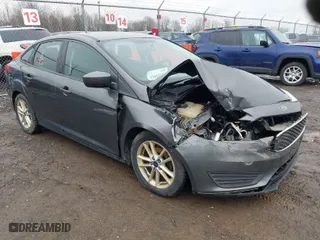 2018 Ford Focus SE with VIN 1FADP3F23JL298265, listed as a IAAI auction lot 42005754 with 134,721 mi miles. Bid and sale history available at carsss.com. Image 1.