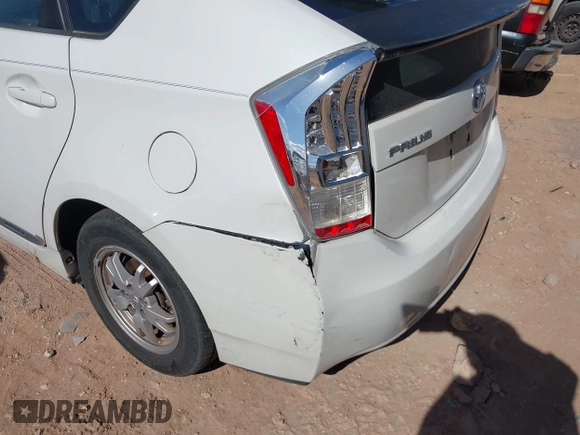 2010 Toyota Prius II with VIN JTDKN3DU4A0234829, listed as a IAAI auction lot 42152301 with 209,357 mi miles and . Bid and sale history available at carsss.com. Image 6.