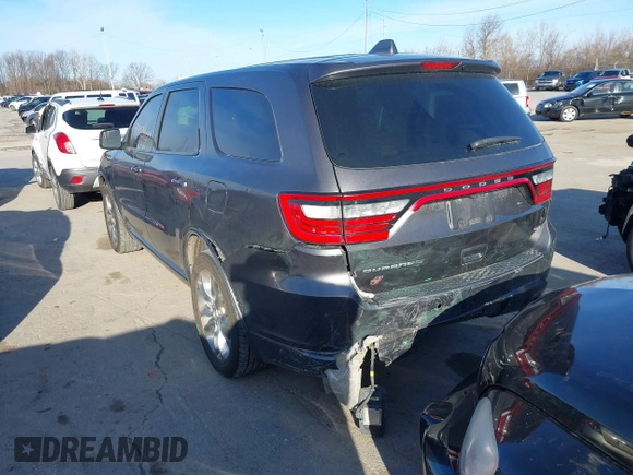 2019 Dodge Durango GT Plus with VIN 1C4RDJDG0KC645600, listed as a IAAI auction lot 41863307 with 92,415 mi miles and . Bid and sale history available at DreamBid. Image 3.