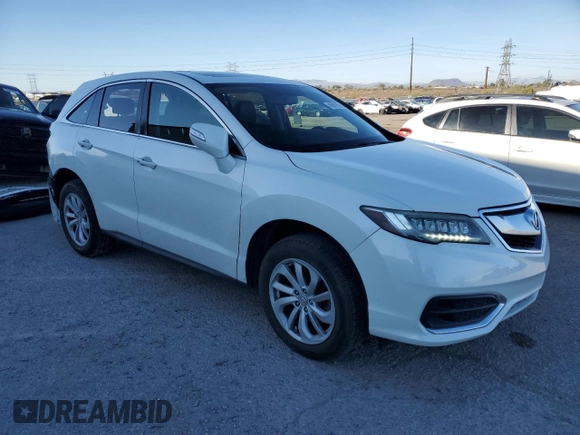 2017 Acura RDX w/Technology Pkg with VIN 5J8TB4H52HL035567, listed as a Copart auction lot 45602505 with 176,573 mi miles and Salvage Title. Bid and sale history available at carsss.com. Image 4.
