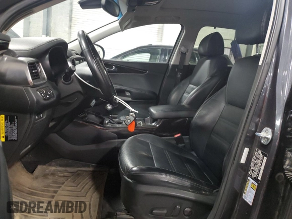 2018 Kia Sorento EX z VIN 5XYPHDA58JG422604, wystawiony jako Copart lot #60475255 z przebiegiem 100 018 mil mil oraz Szkoda całkowita • Salvage title. Historia ofert i sprzedaży dostępna na DreamBid. Obrazek 7.