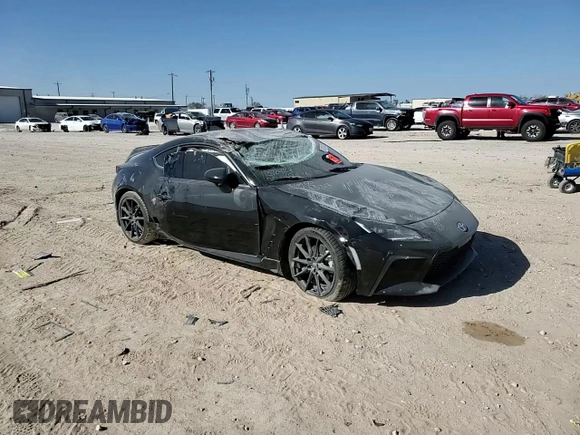 2024 Toyota GR86 Premium with VIN JF1ZNBE14R9761537, listed as a Copart auction lot 87124394 with 0 mi miles and Salvage Title. Bid and sale history available at carsss.com. Image 10.