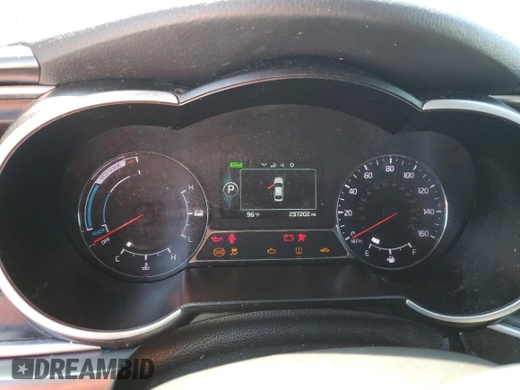 2014 Kia Optima Hybrid LX with VIN KNAGM4AD2E5070487, listed as a Copart auction lot 71986314 with 237,202 mi miles and Non Repairable. Bid and sale history available at carsss.com. Image 9.