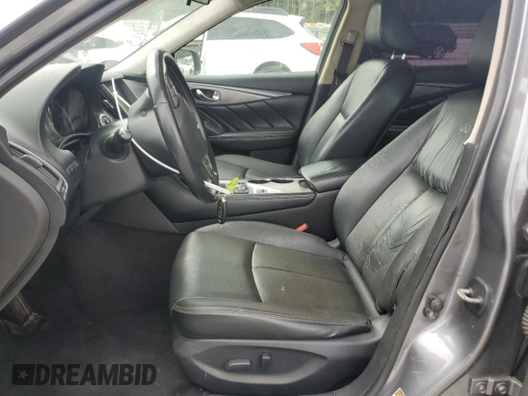 2014 Infiniti Q50 Premium z VIN JN1BV7AP7EM685244, wystawiony jako Copart lot #54710825 z przebiegiem 175 350 mil mil oraz Czysty tytuł • Clean title. Historia ofert i sprzedaży dostępna na DreamBid. Obrazek 7.