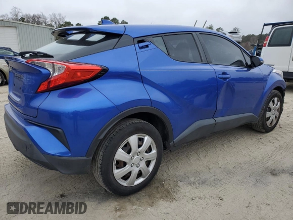 2019 Toyota C-HR XLE with VIN NMTKHMBX4KR072109, listed as a Copart auction lot 47124985 with 142,969 mi miles and Salvage Title. Bid and sale history available at carsss.com. Image 3.