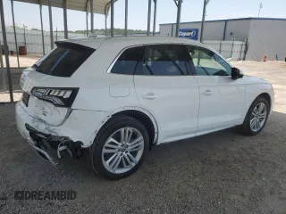 2018 Audi Q5 Premium Plus with VIN WA1BNAFY0J2153930, listed as a Copart auction lot 61966275 with 75,720 mi miles and Salvage title. Bid and sale history available at DreamBid. Image 3.
