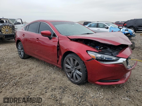 2019 Mazda 6 Grand Touring with VIN JM1GL1TYXK1502217, listed as a Copart auction lot 85210494 with 69,583 mi miles and Salvage Title. Bid and sale history available at carsss.com. Image 4.