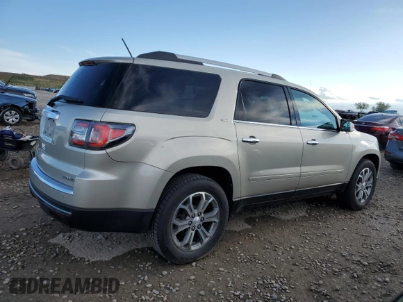 2014 GMC Acadia SLT z VIN 1GKKVRKD9EJ300043, wystawiony jako Copart lot #54187125 z przebiegiem 106 566 mil mil oraz Szkoda całkowita • Salvage title. Historia ofert i sprzedaży dostępna na DreamBid. Obrazek 3.