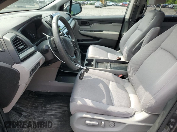 2019 Honda Odyssey EX with VIN 5FNRL6H59KB032323, listed as a Copart auction lot 58303005 with 248,486 mi miles and Salvage title. Bid and sale history available at DreamBid. Image 7.