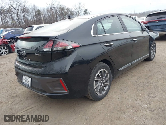 2021 Hyundai Ioniq Limited with VIN KMHC85LJ1MU079180, listed as a IAAI auction lot 41503959 with 33,679 mi miles and . Bid and sale history available at DreamBid. Image 4.
