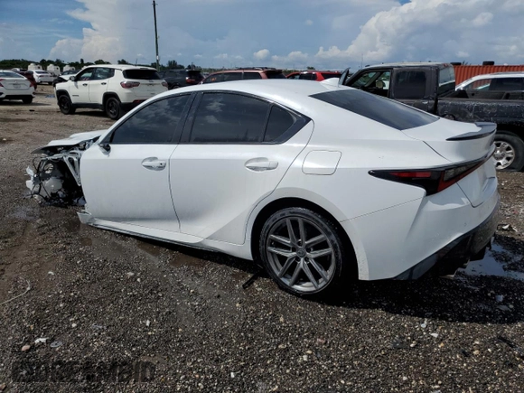 2023 Lexus IS with VIN JTHAP1D24P5003318, listed as a Copart auction lot 69824664 with 999,999 mi miles and Salvage Title. Bid and sale history available at carsss.com. Image 2.