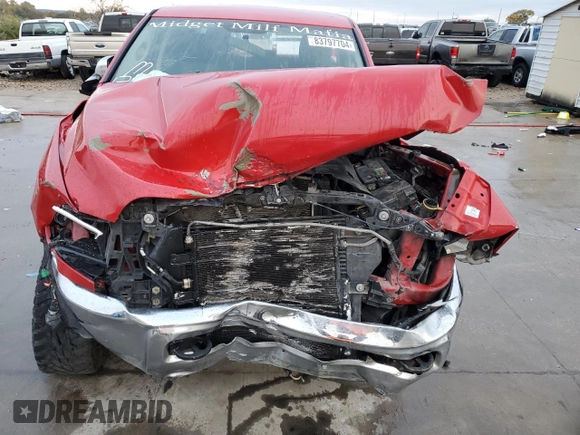 2012 Ram 2500 Big Horn with VIN 3C6UD5DL2CG180922, listed as a Copart auction lot 83797704 with 235,826 mi miles and Salvage Title. Bid and sale history available at carsss.com. Image 11.