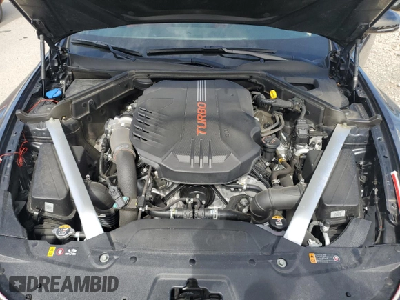 2022 Kia Stinger GT1 with VIN KNAE45LC0N6111811, listed as a Copart auction lot 62402154 with 23,988 mi miles and Salvage Title. Bid and sale history available at DreamBid. Image 11.