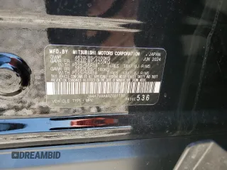 2024 Mitsubishi Eclipse Cross LE with VIN JA4ATVAA4RZ081166, listed as a Copart auction lot 46395435 with 8,278 mi miles and Salvage title. Bid and sale history available at DreamBid. Image 15.