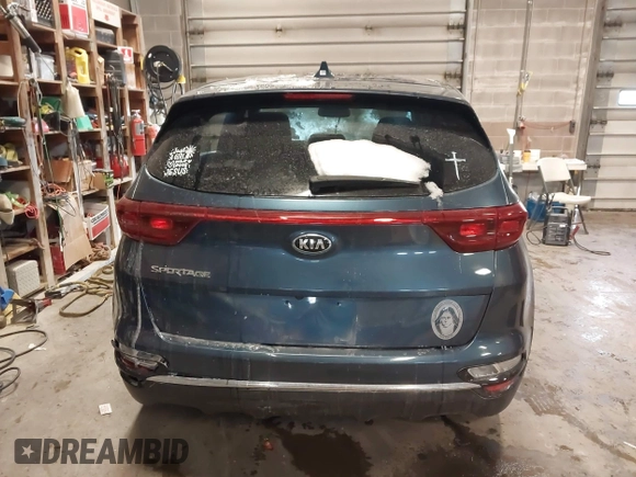 2021 Kia Sportage LX with VIN KNDPMCACXM7861454, listed as a IAAI auction lot 41596043 with 24,205 mi miles and . Bid and sale history available at carsss.com. Image 16.