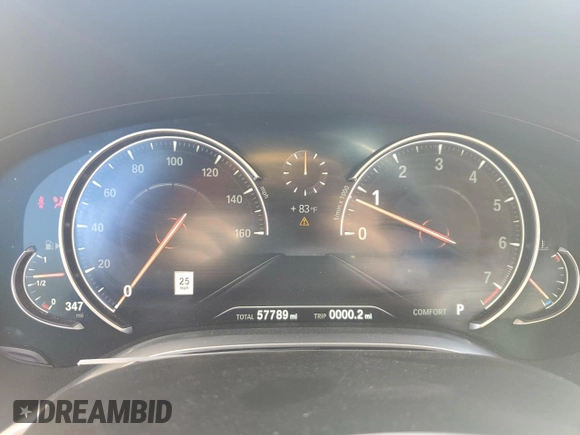 2018 BMW 7 Series 740i with VIN WBA7E2C53JG743115, listed as a Copart auction lot 73362103 with 57,789 mi miles. Bid and sale history available at carsss.com. Image 9.