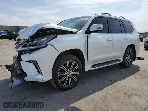 2018 Lexus LX with VIN JTJHY7AXXJ4252748, listed as a Copart auction lot 50691355 with 118,967 mi miles and Salvage Title. Bid and sale history available at carsss.com. Image 1.